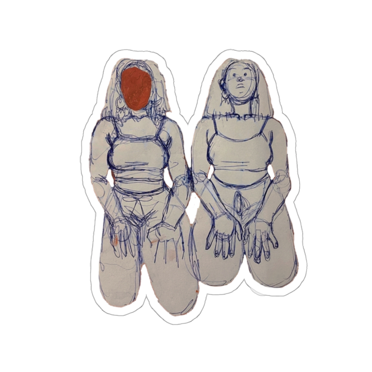 "SIN TITOLO" (2017) Kiss-Cut Sticker