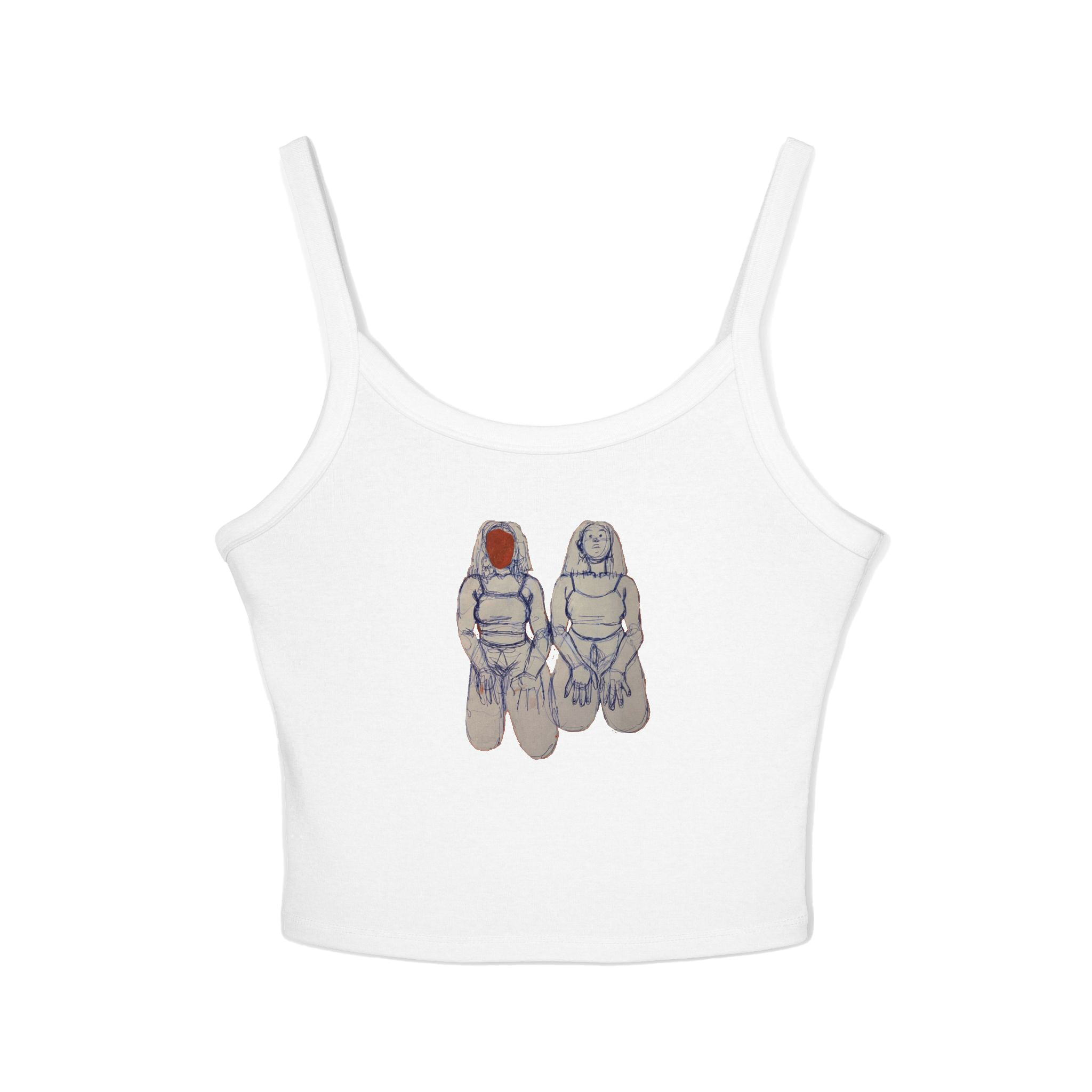 "SIN TITOLO" (2017) Spaghetti Strap Tank Top
