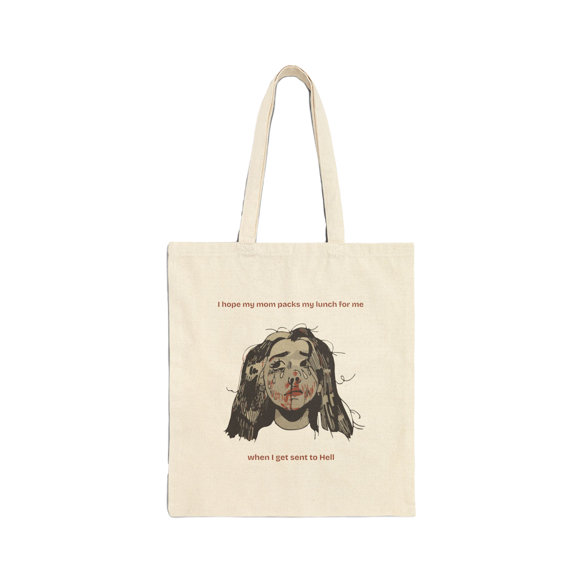 "MOMMY, PACK MY LUNCH" (2017) Cotton Tote Bag