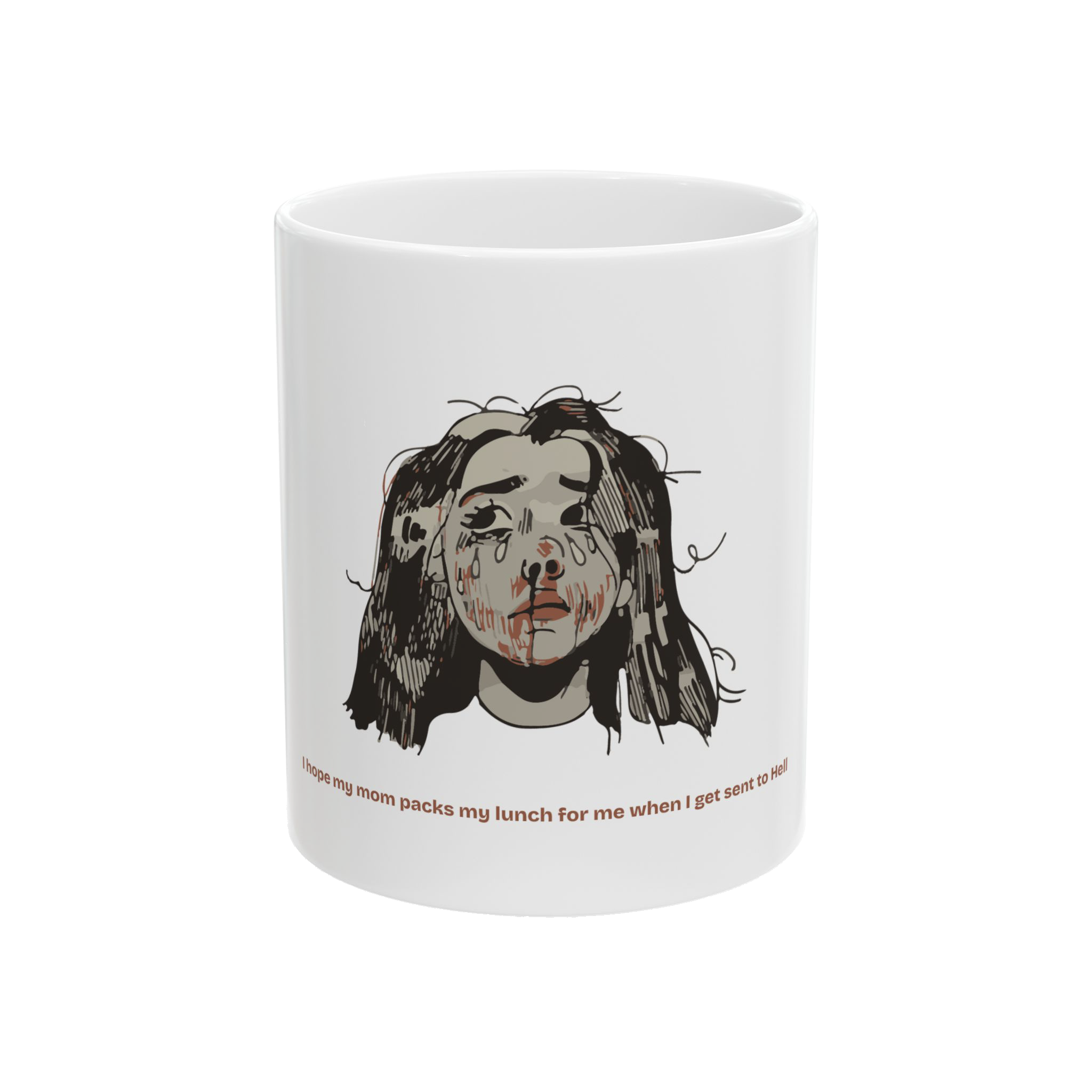 "MOMMY, PACK MY LUNCH" (2017) 11oz White Ceramic Mug