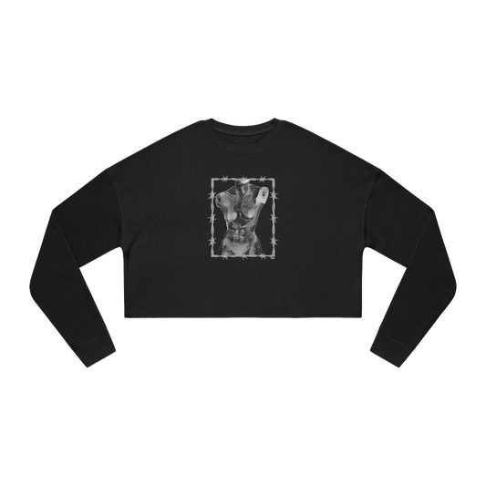 "ETCHING" (2017) Boxy Cropped Long Sleeve