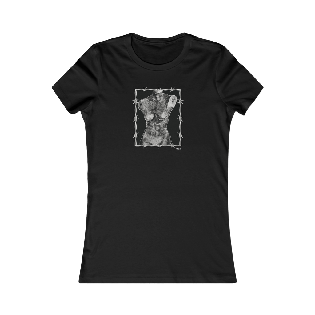 "ETCHING" (2017) Femme-Fit Cotton Crew Tee