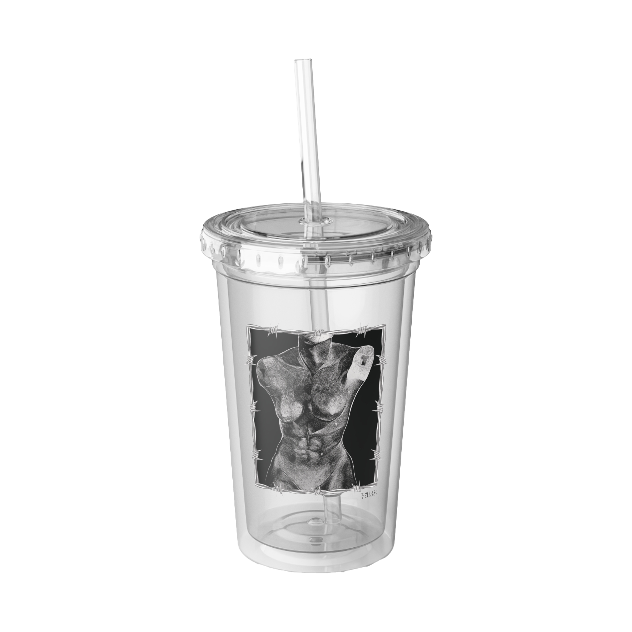 "ETCHING" (2017) Acrylic Cup
