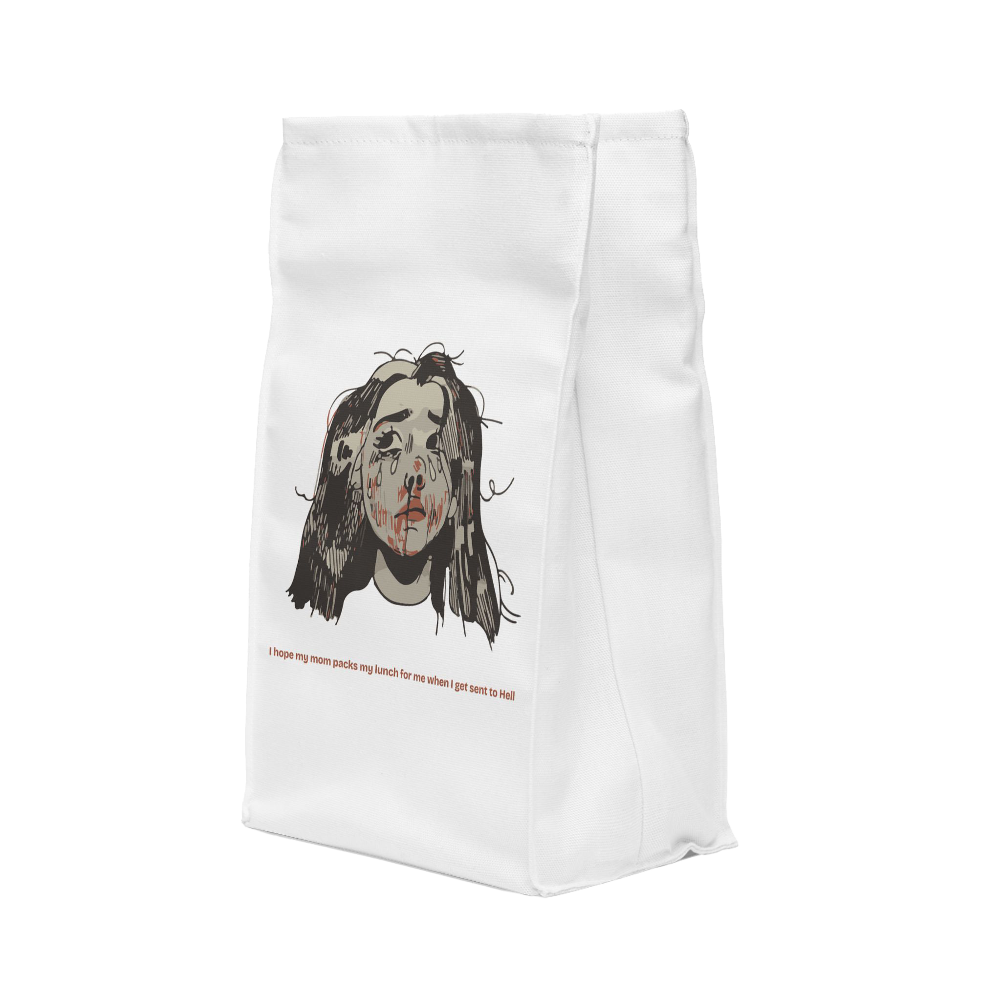 "MOMMY, PACK MY LUNCH" (2017) Polyester Lunch Bag