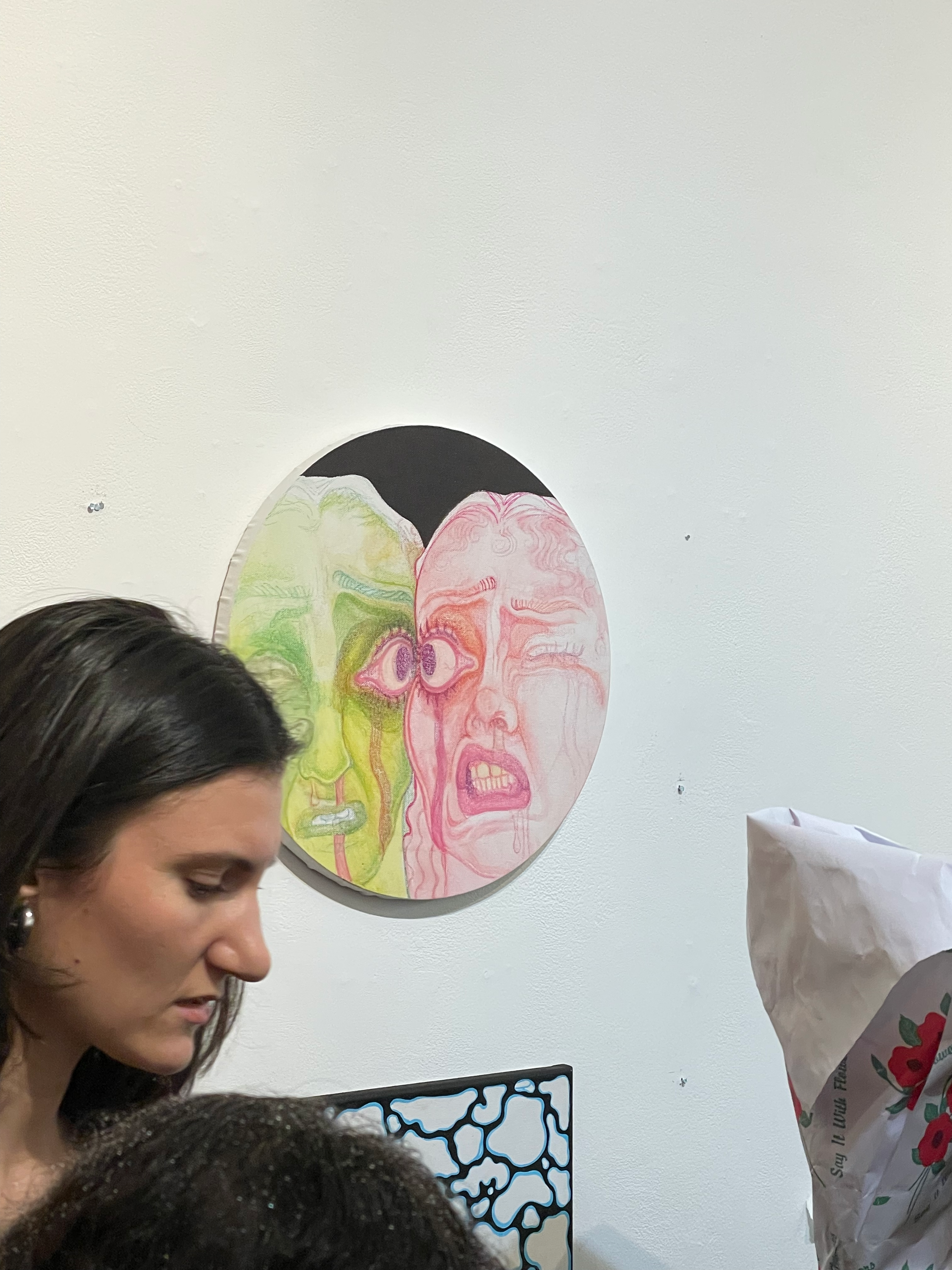"TOO CLOSE" (2025) Original Painting