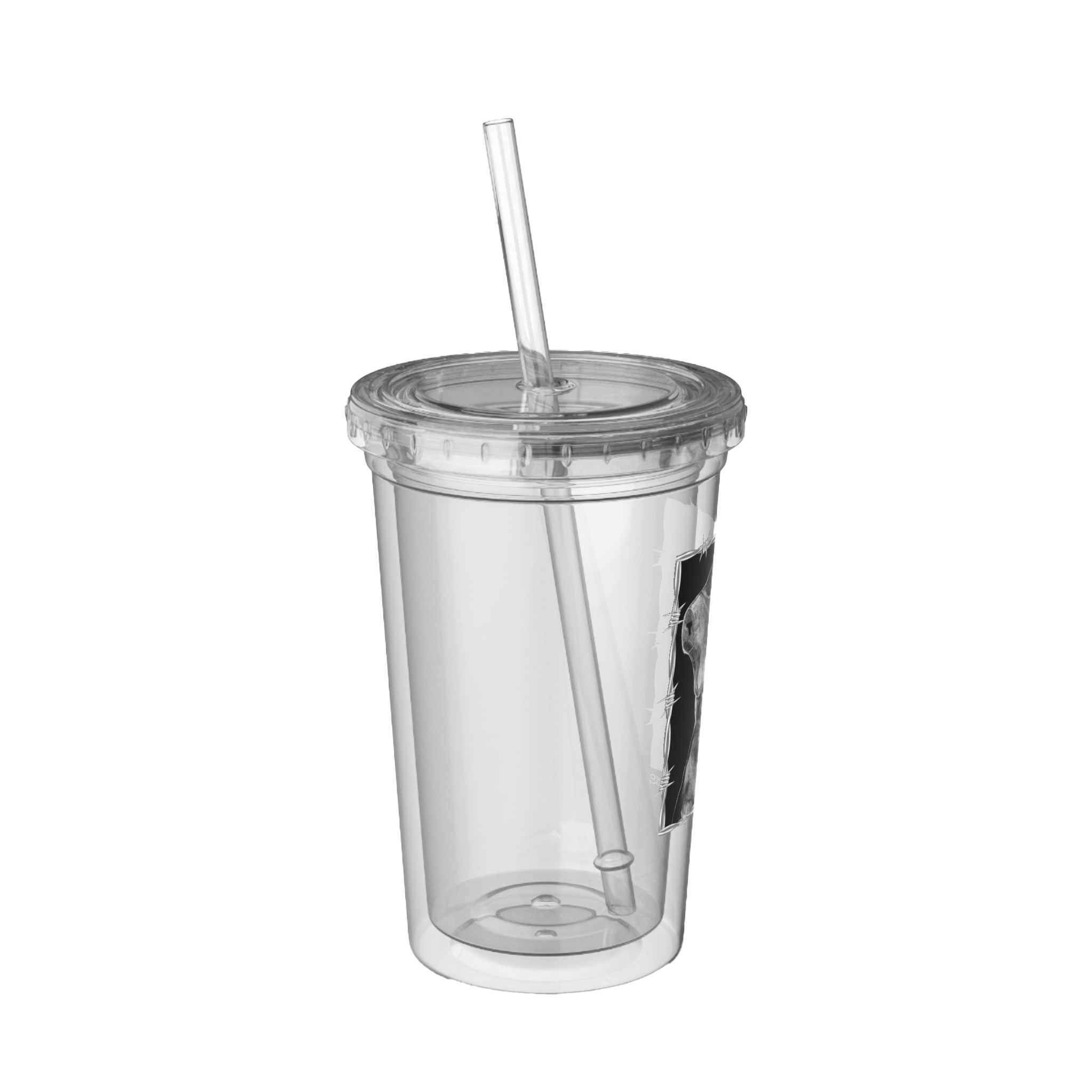 "ETCHING" (2017) Acrylic Cup