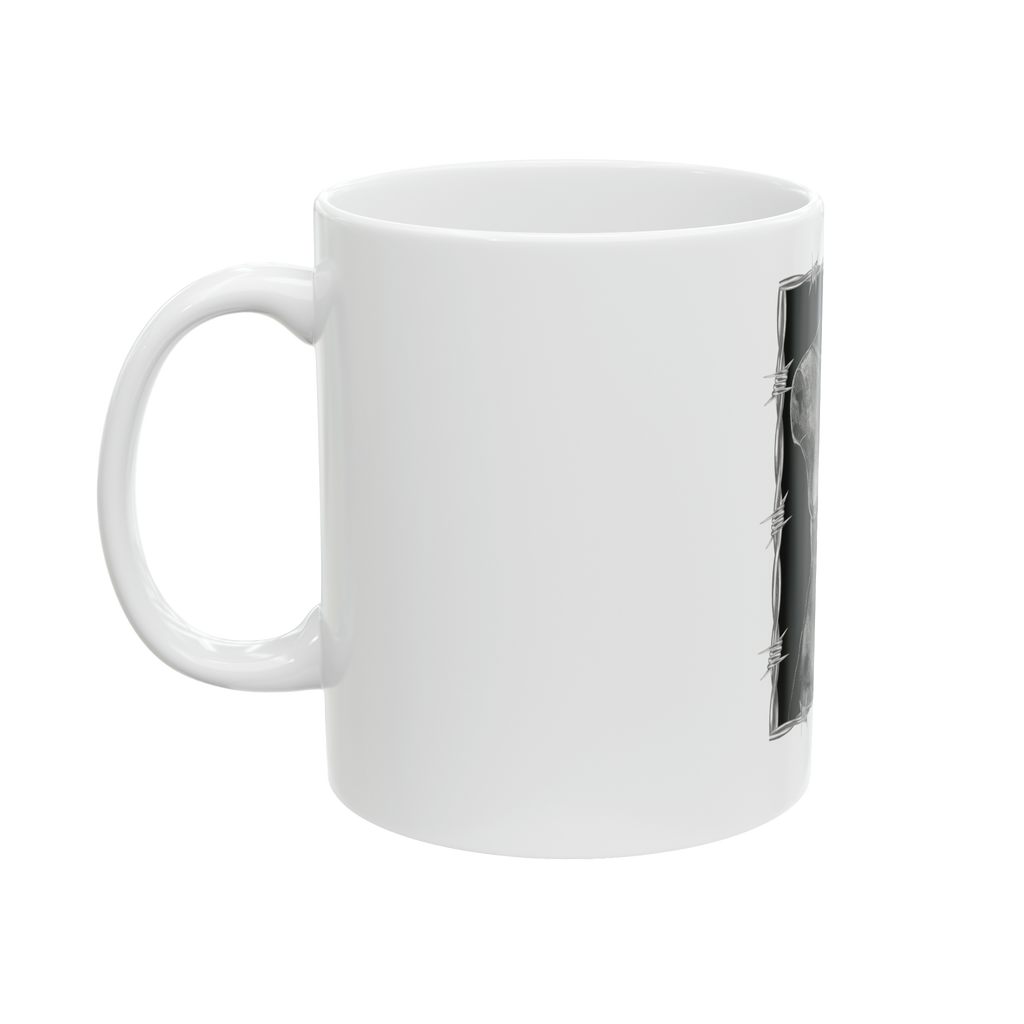 "ETCHING" (2017) 11oz White Ceramic Mug