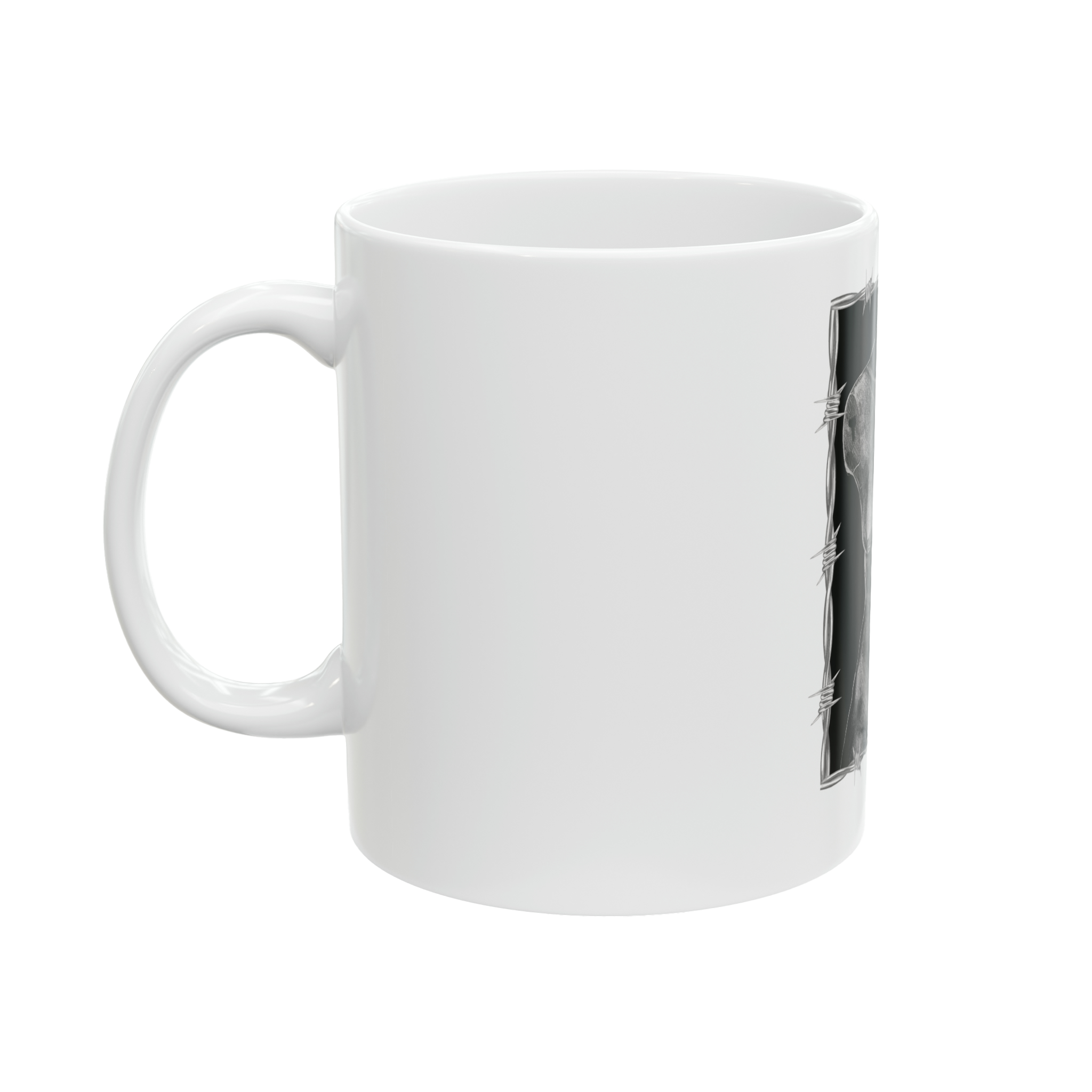 "ETCHING" (2017) 11oz White Ceramic Mug