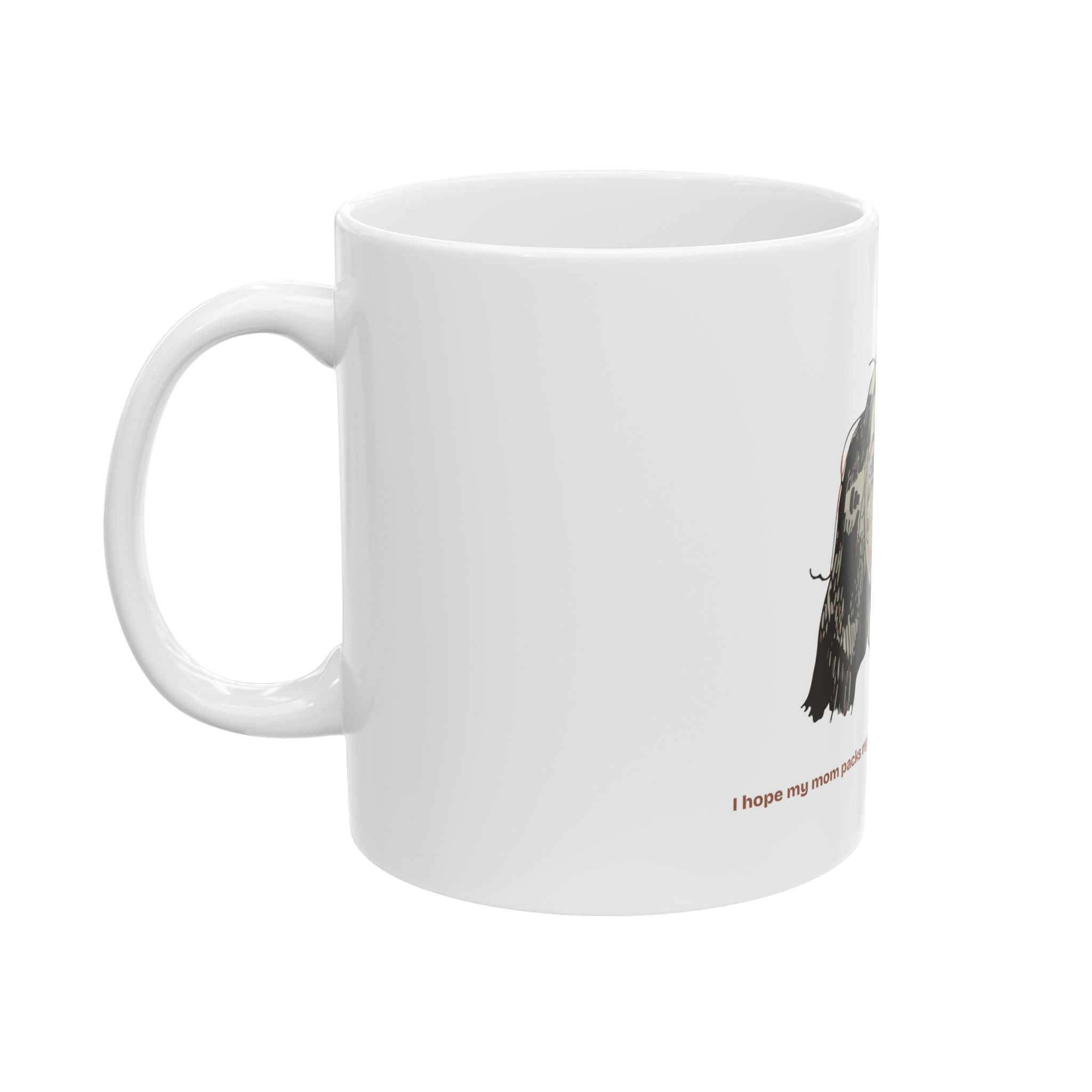 "MOMMY, PACK MY LUNCH" (2017) 11oz White Ceramic Mug