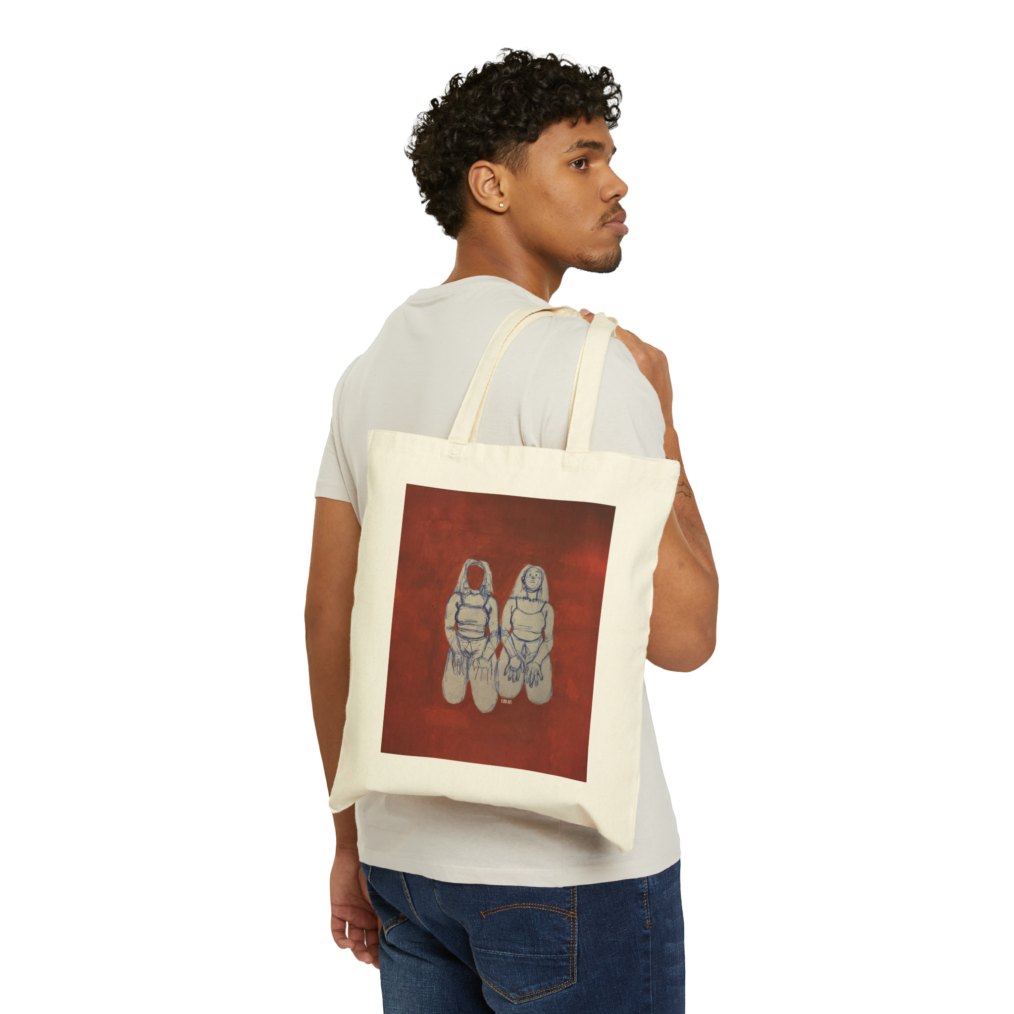"SIN TITOLO" (2017) Cotton Tote Bag