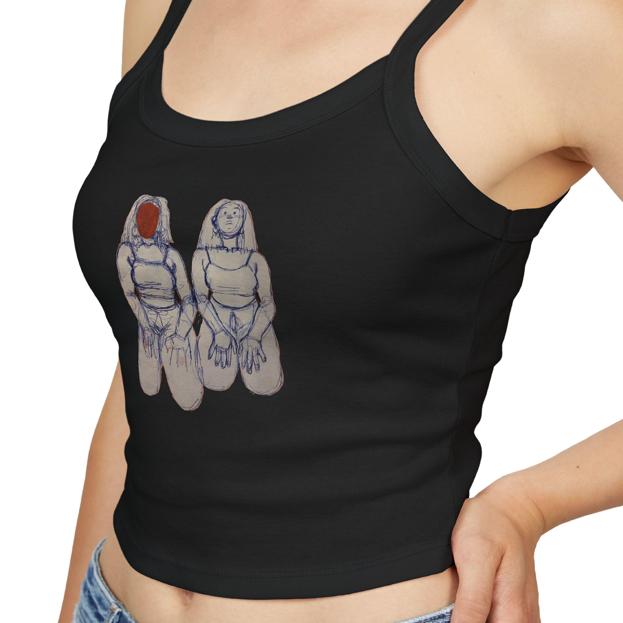 "SIN TITOLO" (2017) Spaghetti Strap Tank Top