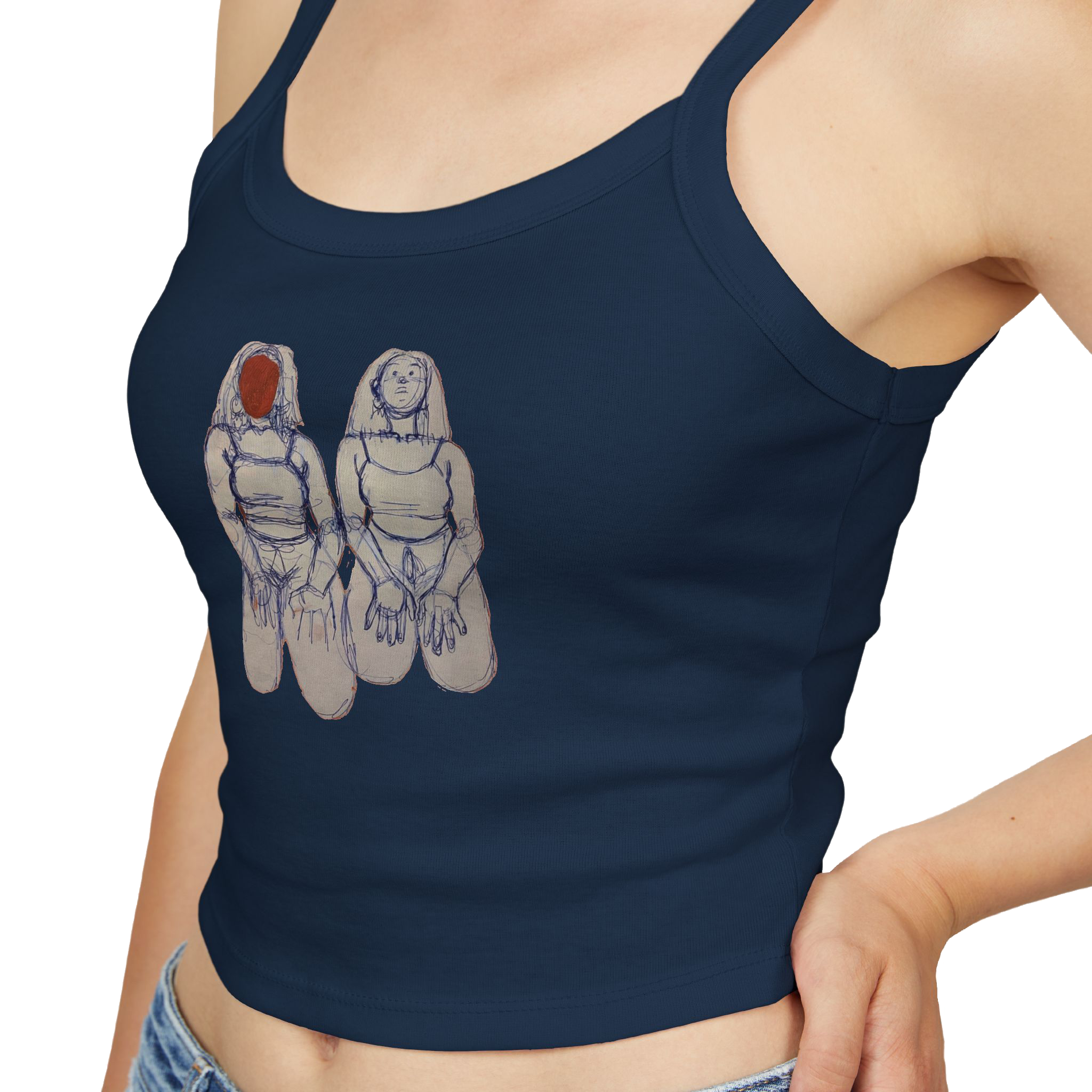 "SIN TITOLO" (2017) Spaghetti Strap Tank Top