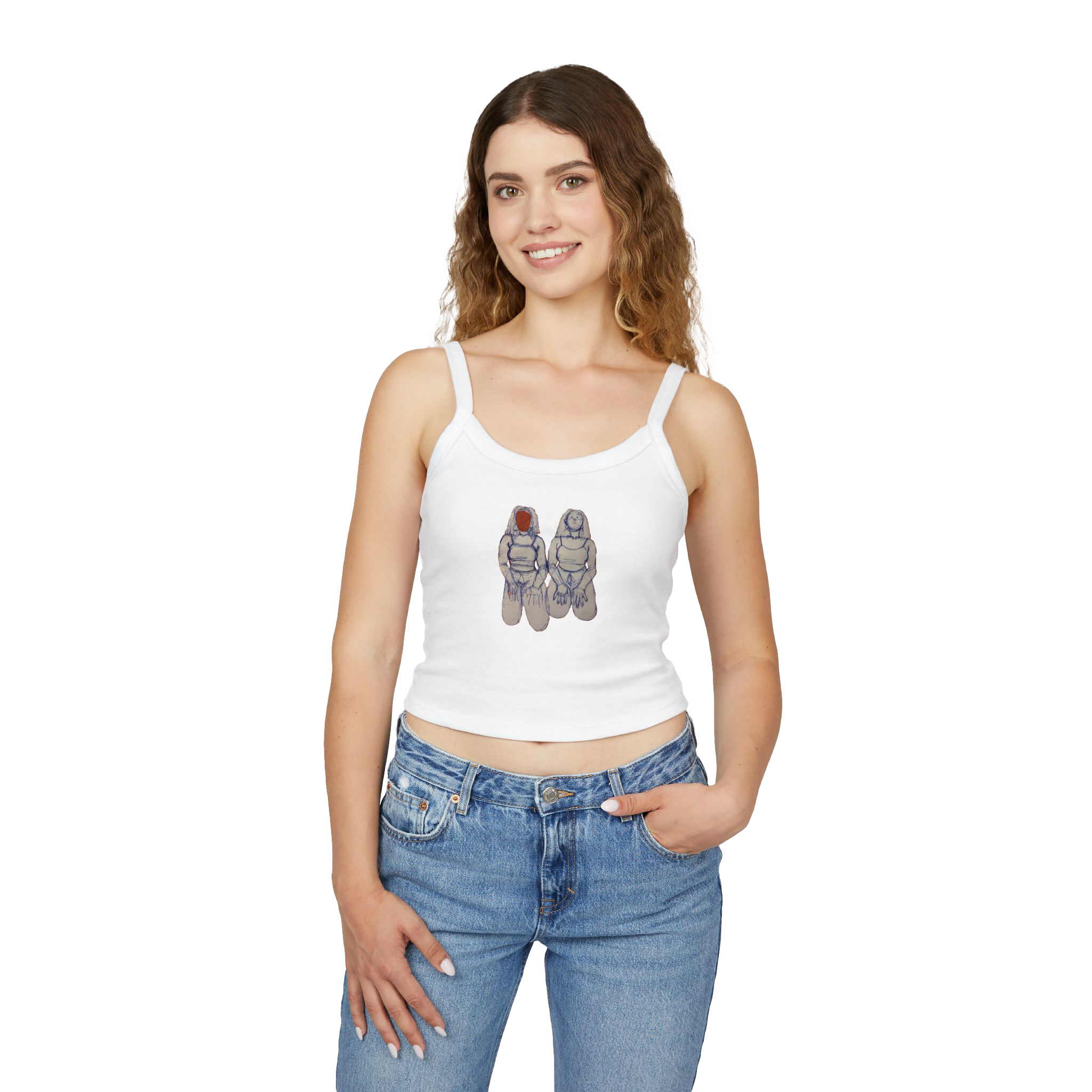 "SIN TITOLO" (2017) Spaghetti Strap Tank Top