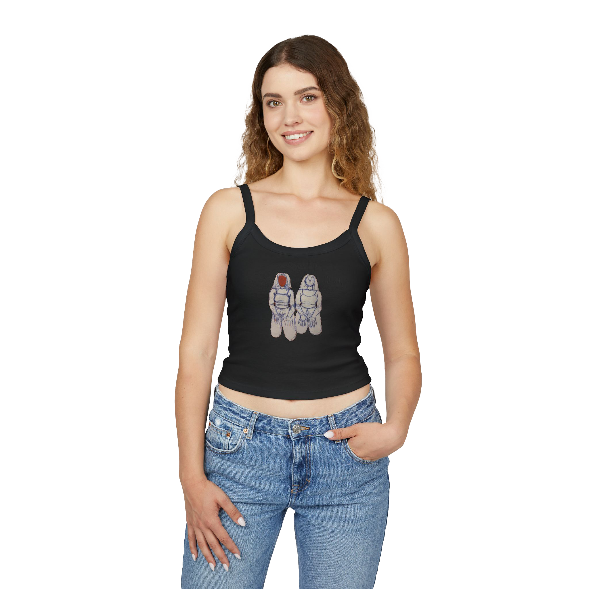 "SIN TITOLO" (2017) Spaghetti Strap Tank Top