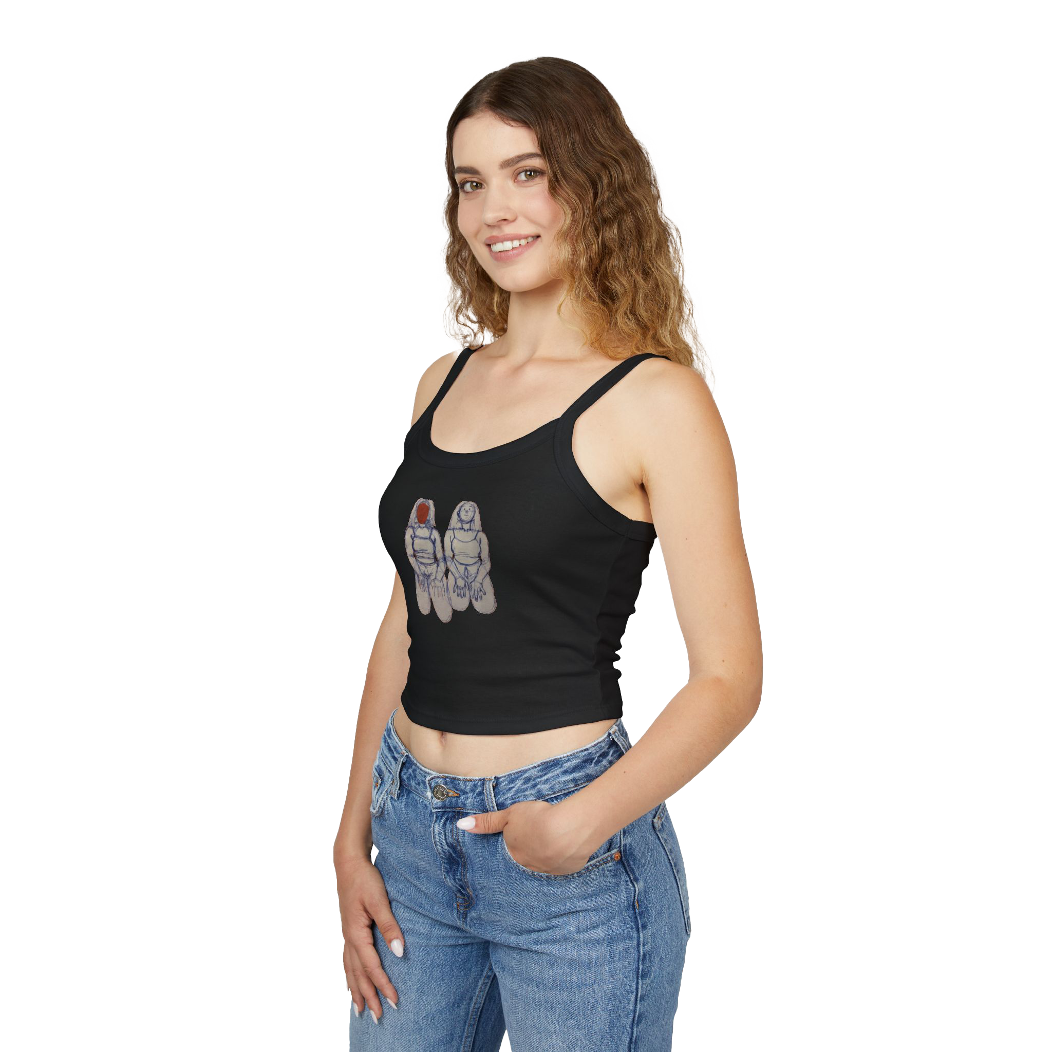 "SIN TITOLO" (2017) Spaghetti Strap Tank Top