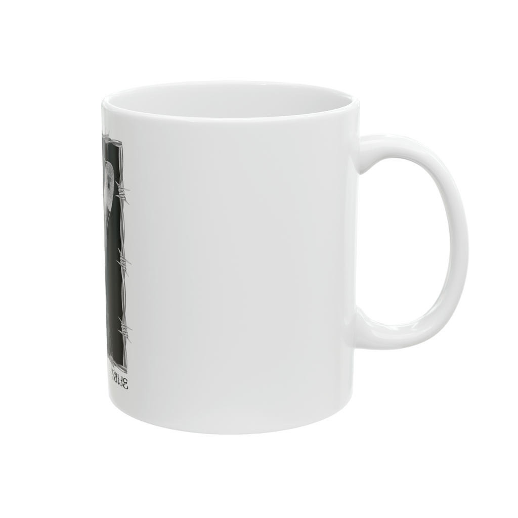 "ETCHING" (2017) 11oz White Ceramic Mug