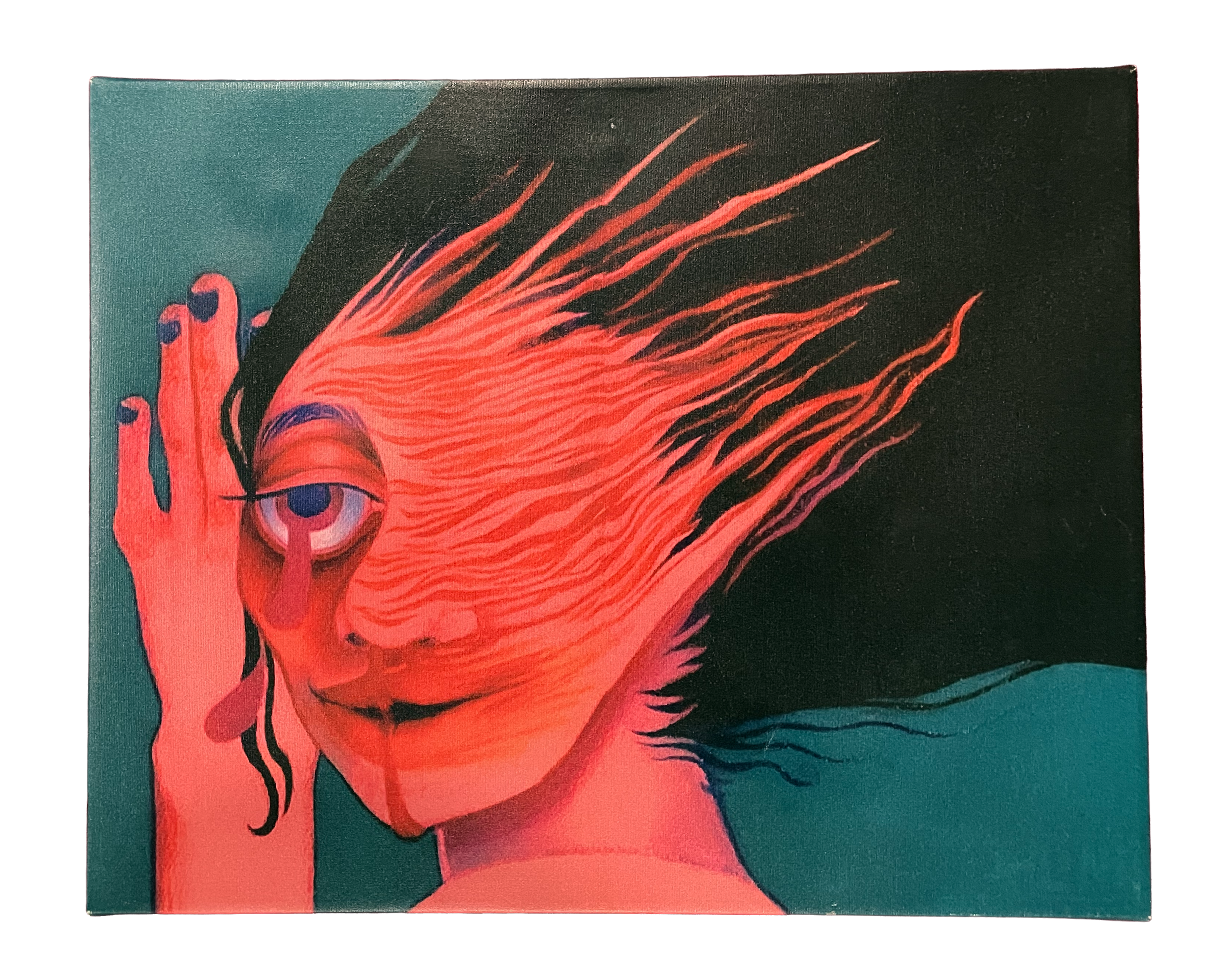"SIN CARA" (2020) Unframed Printed Canvas