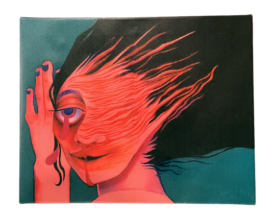 "SIN CARA" (2020) Unframed Printed Canvas