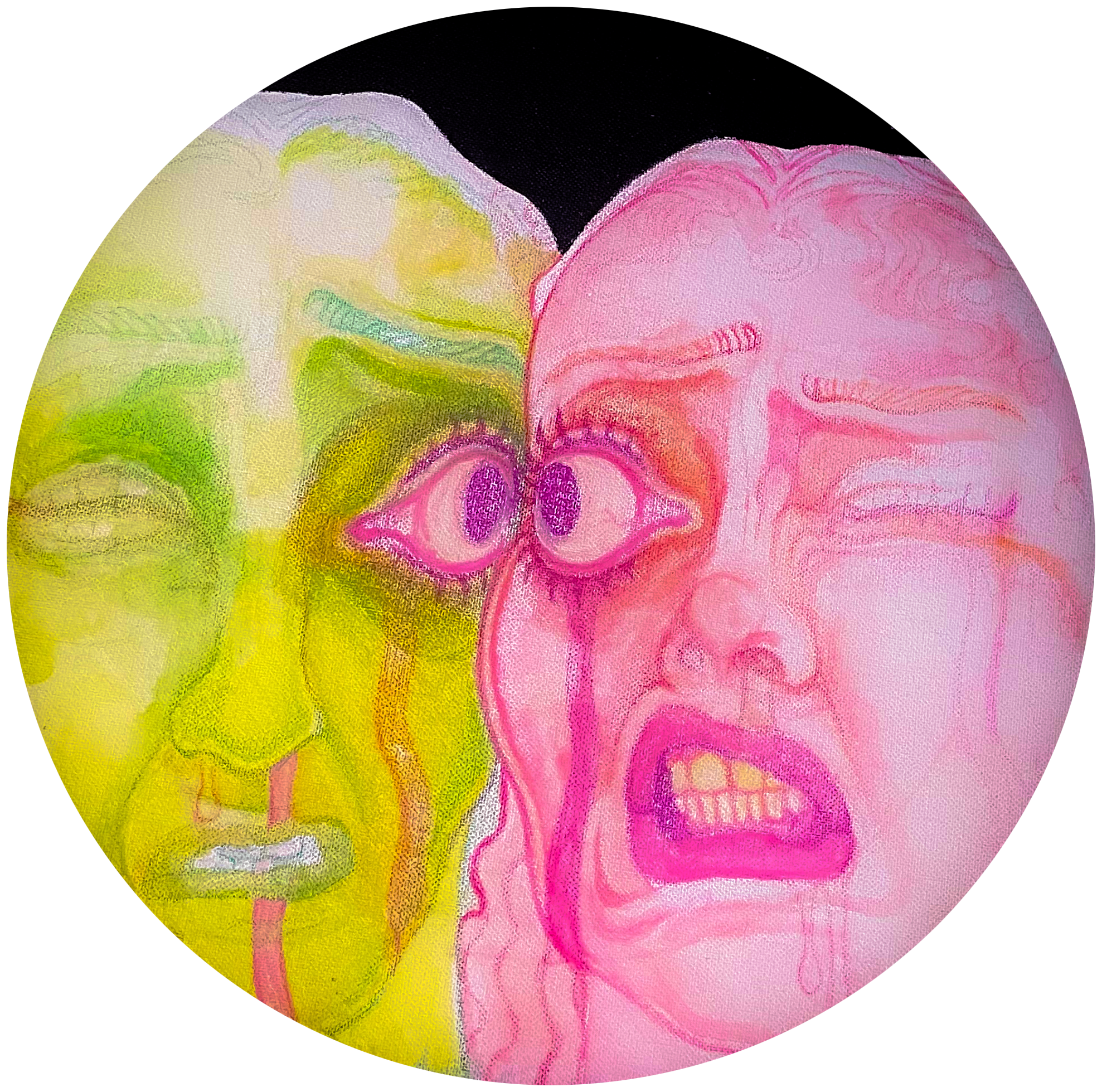 "TOO CLOSE" (2025) Original Painting