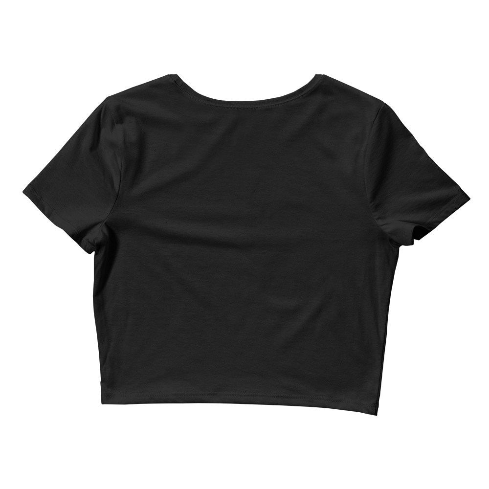 "ETCHING" (2017) Cropped Cotton Tee